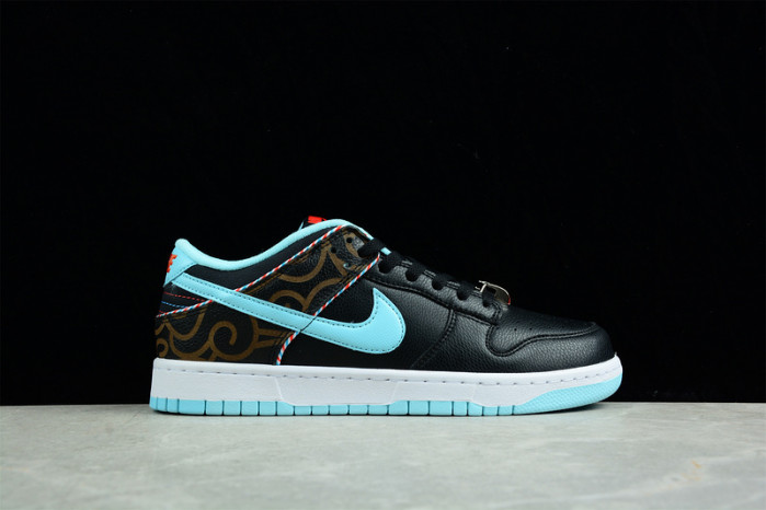 nike dunk low se barber shop black dh7614-001