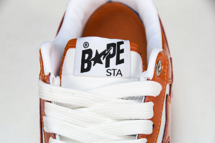 a bathing ape bape sta low orange hp33-125