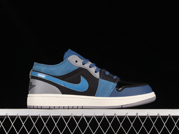 air jordan 1 low se craft obsidian french blue ashen slate white dr8867-400
