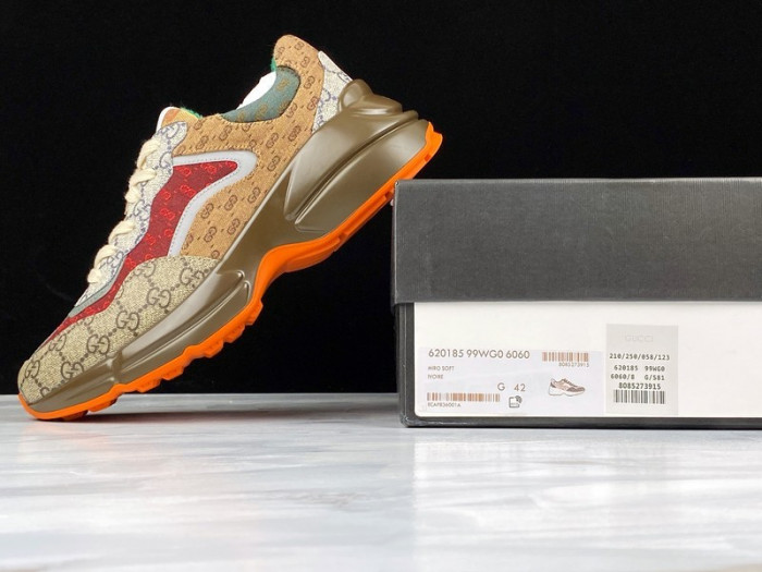 G*u*i rhyton vintage trainer sneaker 620185 99wg0 6060