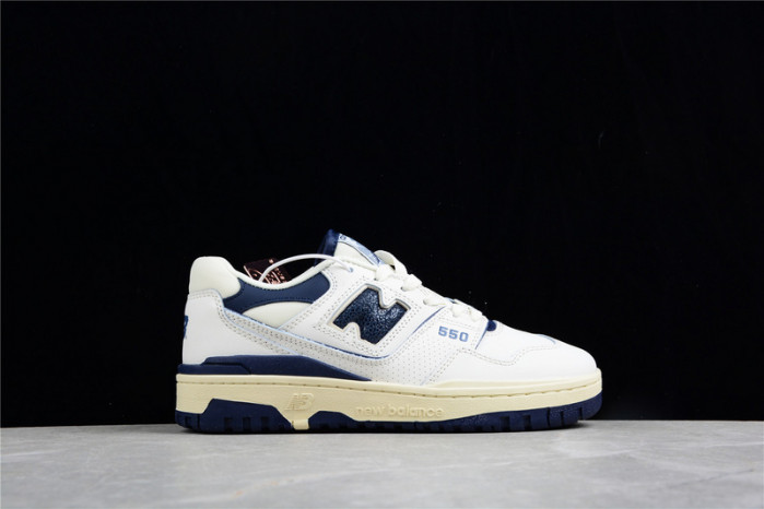 new balance 550 aime leon dore white navy bb550alf