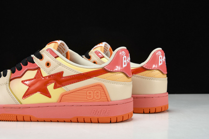 a bathing ape bape sk8 sta orange hp33-135