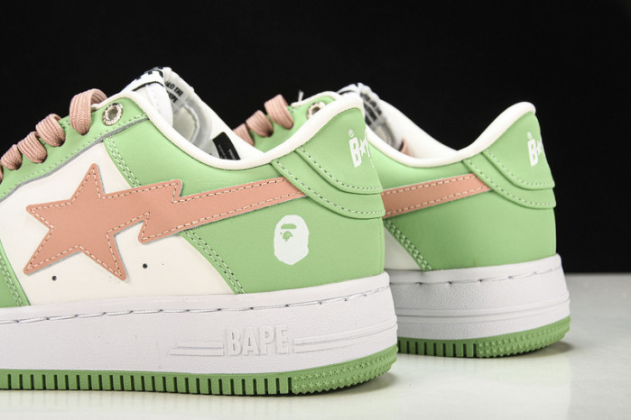 a bathing ape bape sta pastel green hp33-136
