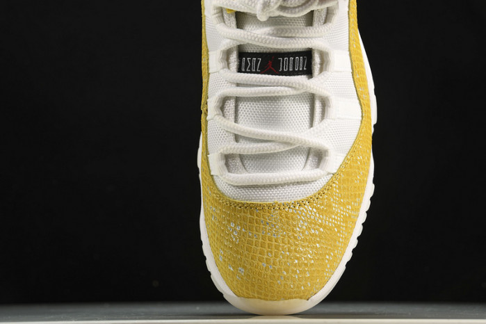 air jordan 11 low wmns “yellow snakeskin” ah7860-107