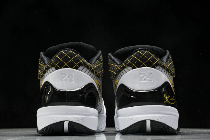 nike kobe 4 protro white black del sol av6339-101