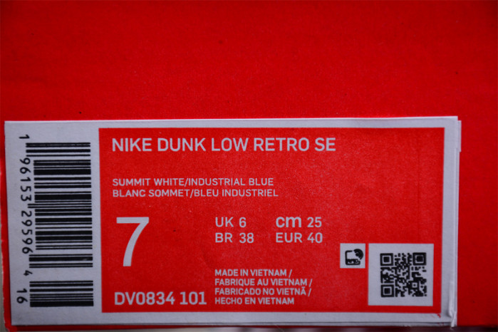 nike dunk low retro se dv0834-101