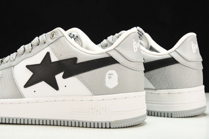 a bathing ape bape sta low grey black hp33-131