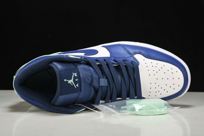jordan 1 mid blue mint 554724-413