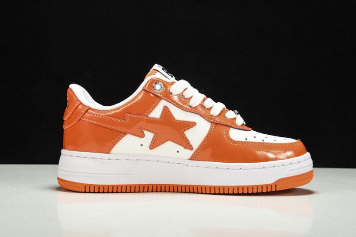 a bathing ape bape sta low orange hp33-125