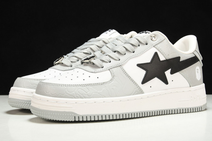 a bathing ape bape sta low grey black hp33-131