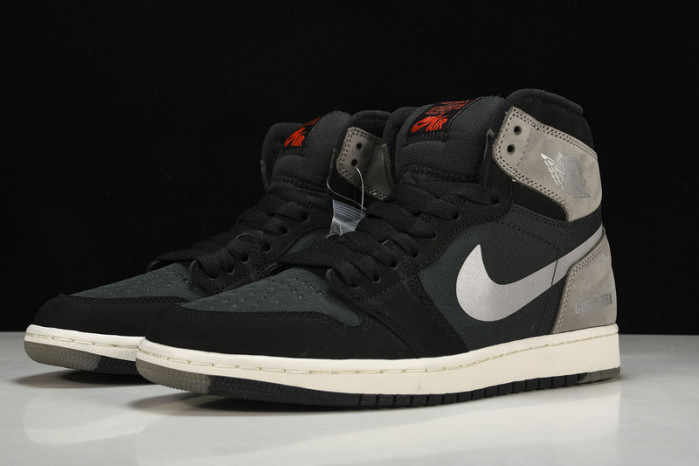 air jordan 1 retro high element gore-tex black particle grey db2889-001