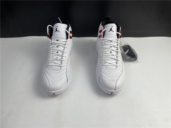 air jordan 12 twist white university red ct8013-106