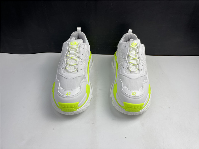 blcg sneaker triple.s.gomma silver white 536737 w0901 9088