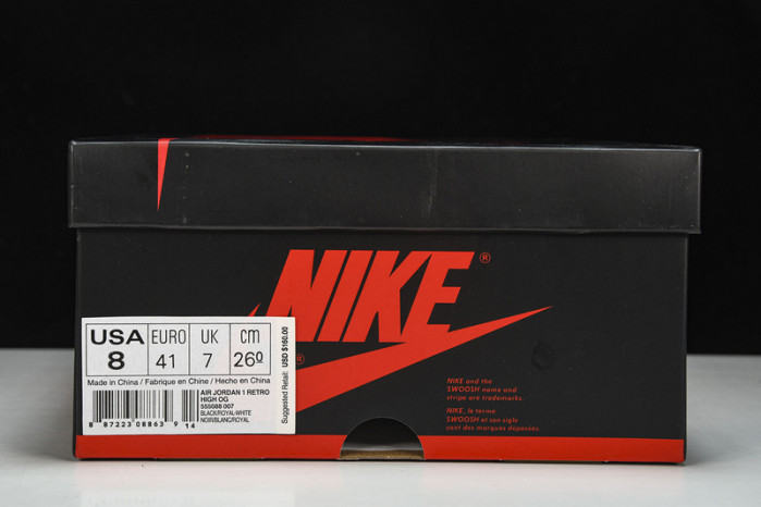 air jordan 1 retro royal (2017) 555088-007