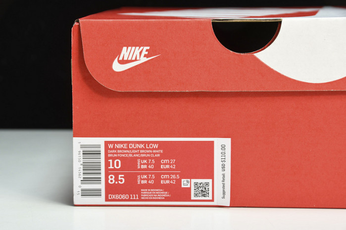 nike dunk low brown basalt (gs) dx6060-111