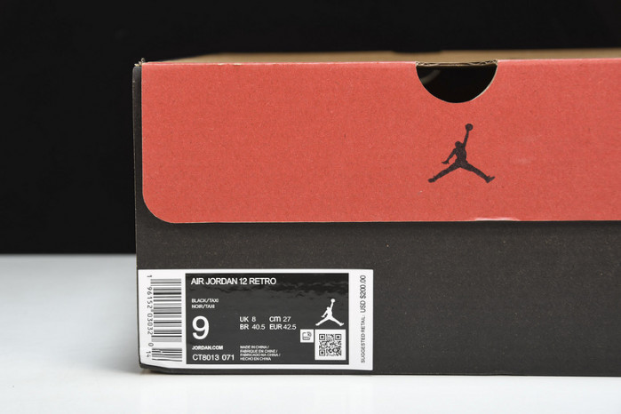 air jordan 12 black taxi ct8013-071