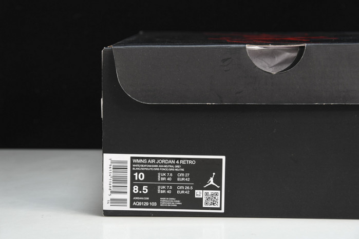 air air jordan 4 wmns seafoam aq9129-103