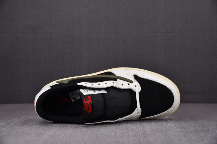 kids travis scott x air jordan 1 low og wmns “olive” dz4137-106