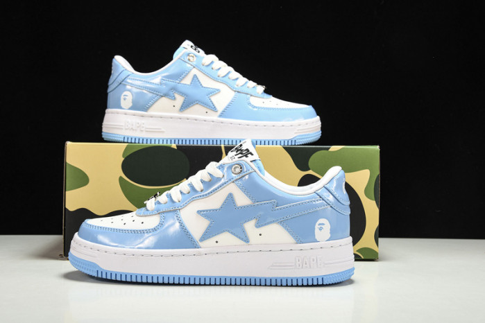 a bathing ape bape sta low blue hp33-124