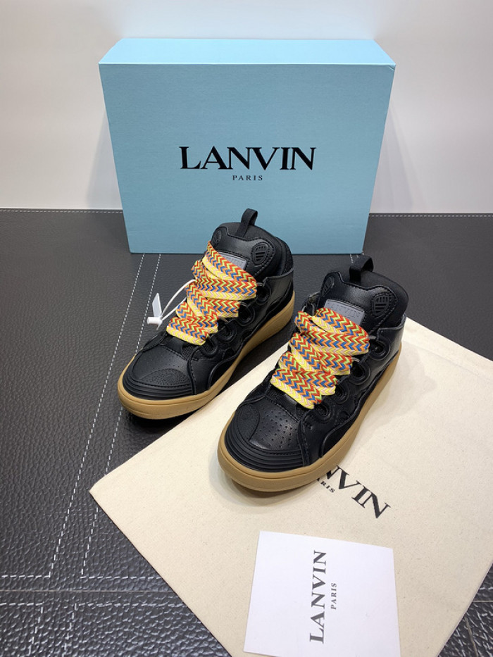 lanvin curb sneaker