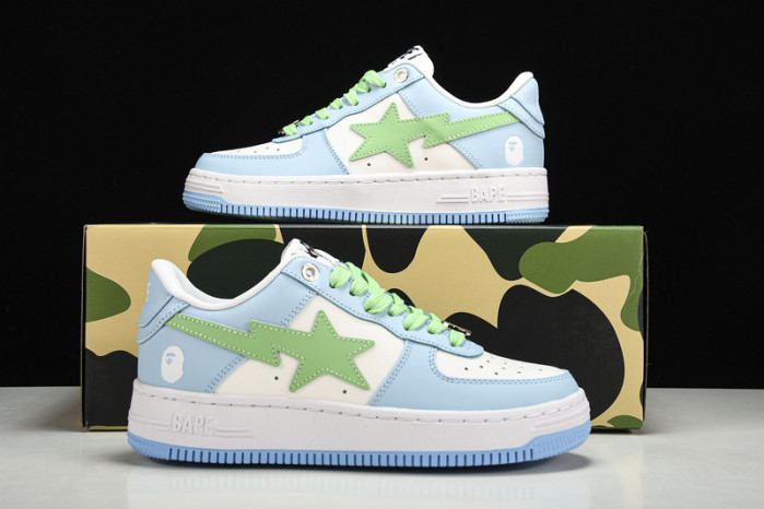 a bathing ape bape sta pastel blue hp33-130