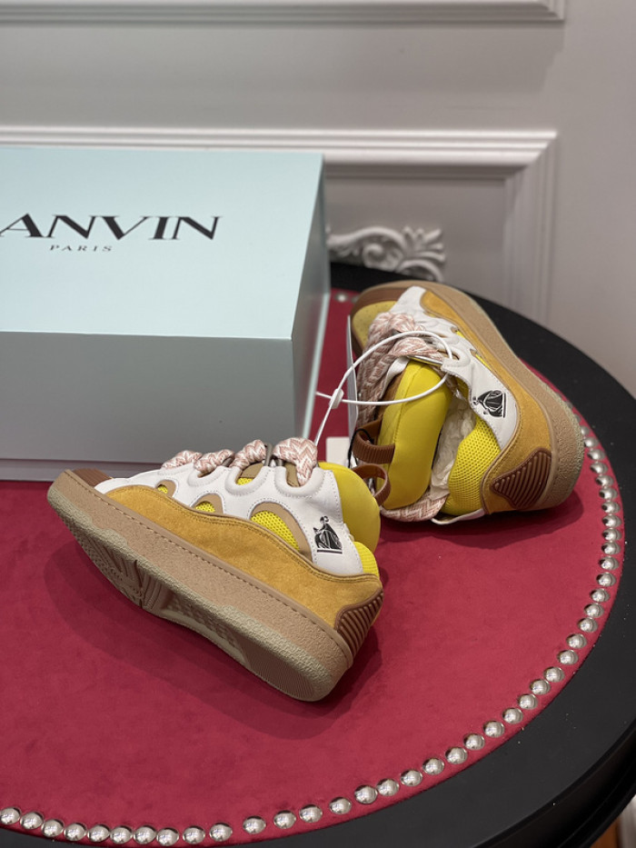 lanvin curb sneaker