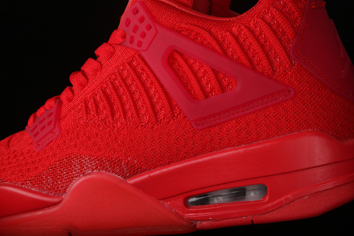 air jordan 4 flyknit “red” aq3559-600
