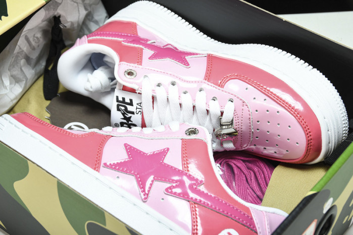 a bathing ape bape sta low color camo combo pink hp33-129