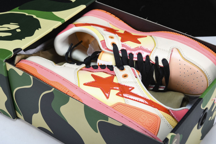 a bathing ape bape sk8 sta orange hp33-135
