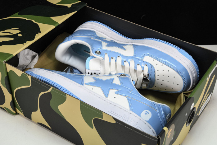 a bathing ape bape sta low blue hp33-124
