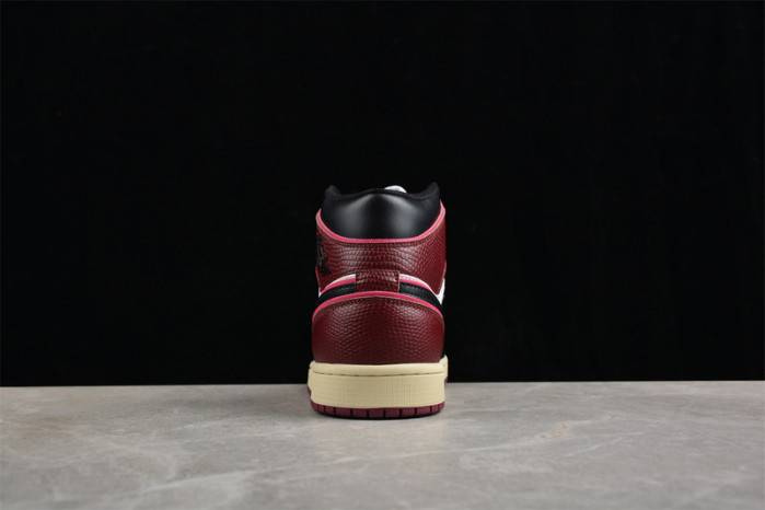 air jordan 1 mid wmns “bordeaux” fq7818-101