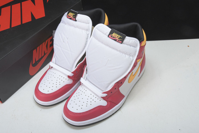 air jordan 1 retro high og light fusion red 555088-603