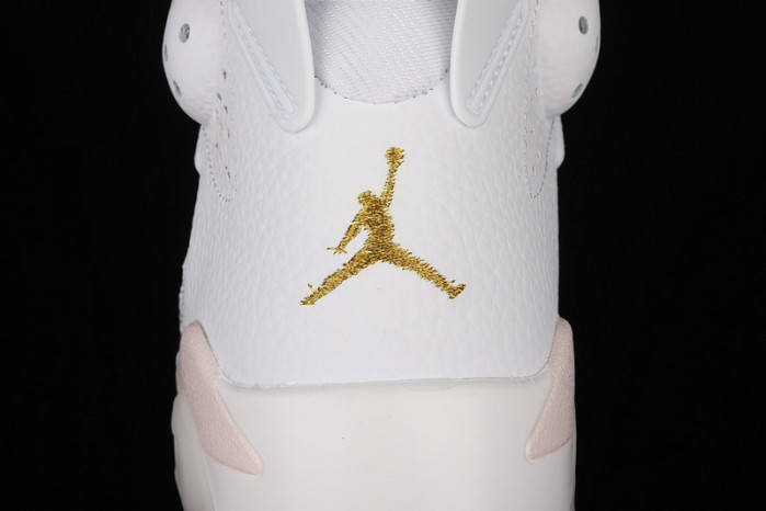 air jordan 6 retro gold hoops dh9696-100