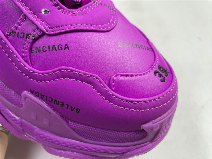 blcg sneaker triple.s.gomma purple red 524039 w2fa1 9016