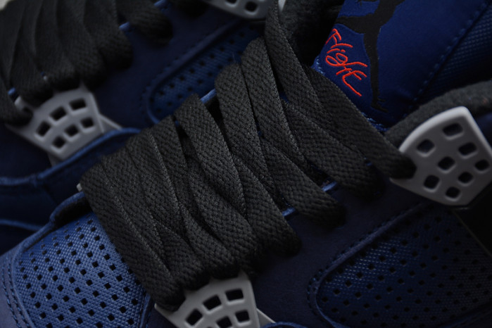 air jordan 4 wntr loyal blue habanero red black cq9597-401