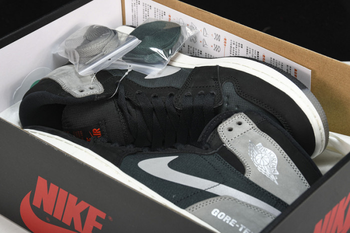 air jordan 1 retro high element gore-tex black particle grey db2889-001