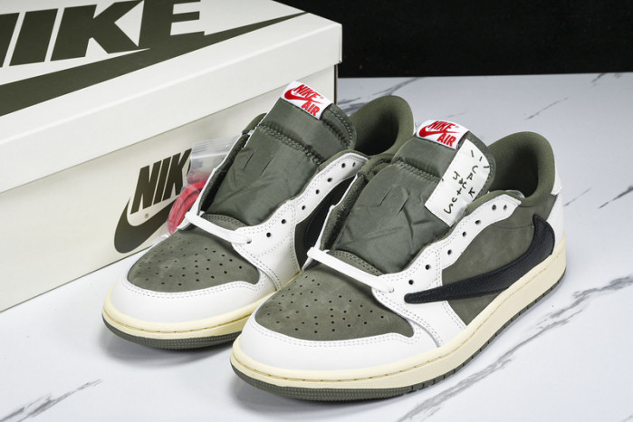 travis scott air jordan 1 low olive dm7866-200
