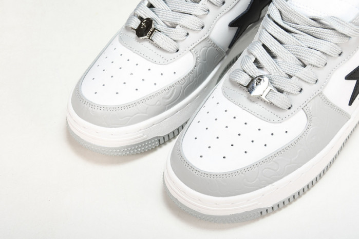 a bathing ape bape sta low grey black hp33-131