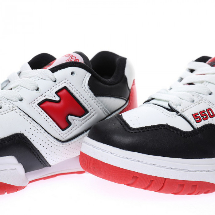 new balance 550 white red black bb550hr1