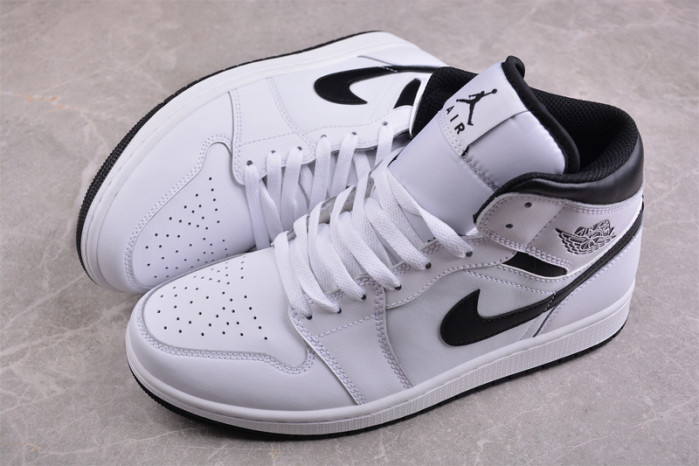 air jordan 1 mid “white/black” now available dq8426-132