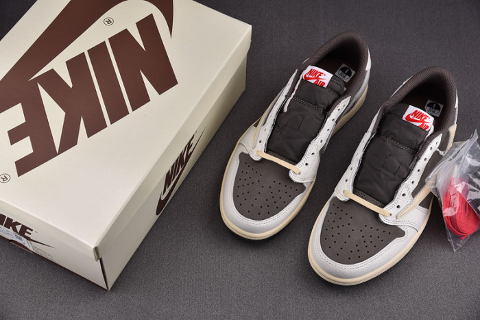 kids travis scott x air jordan 1 low og “reverse mocha” dm7866-162