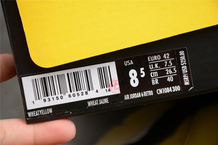 air jordan 6 yellow x travis scott cn1084-300