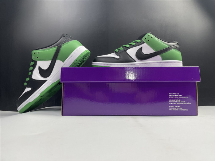 nike sb dunk low classic green bq6817-302