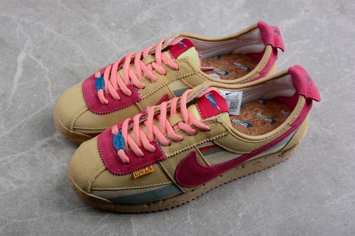 union x nike cortez tan pink dr1413-200