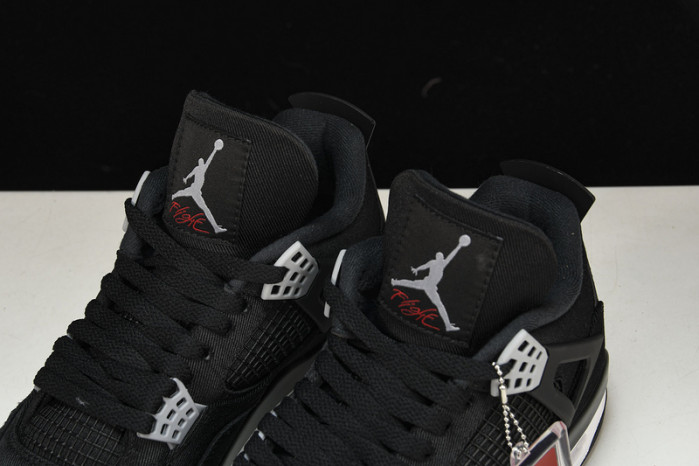 air jordan 4 black canvas dh7138-006