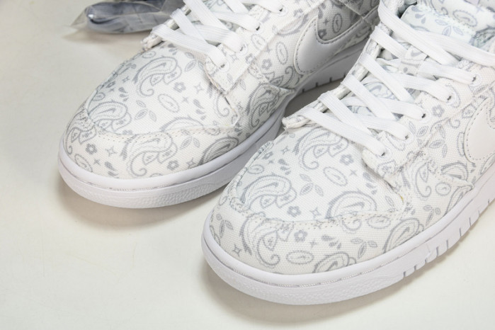 nike dunk low wmns white paisley dj9955-100