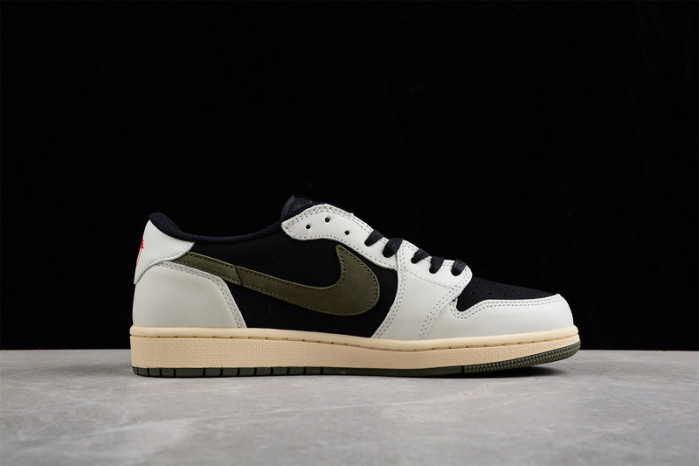 travis scott x air jordan 1 low og wmns “olive” dz4137-106