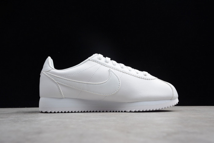 nike classic cortez leather white (w) 807471-102