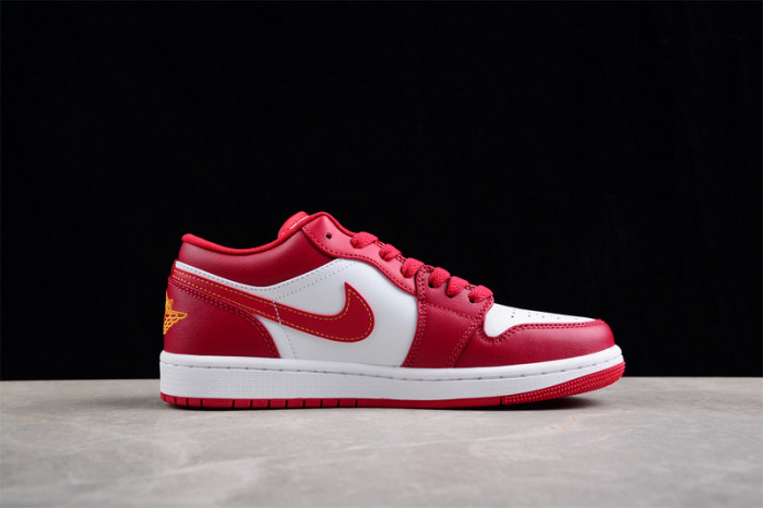 air jordan 1 low “cardinal” 553558-607
