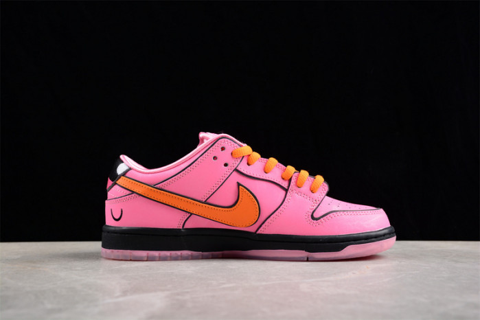 the powerpuff girls x nike sb dunk low “blossom” fd2631-600